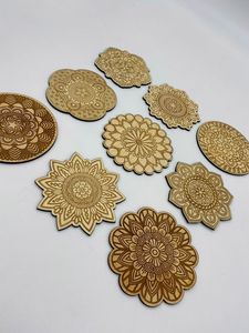 Posavasos MDF TRADICIÓN ÚNICA moderno-Amigable 3,75 Tablero duro de sublimación Mdf Squarestone CustomCoaster con posavasos trasero de corcho - Product Image 3