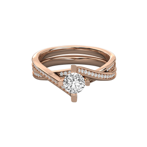 Anillo Solitario de Oro de 14K para Mujer con Diamante Cultivado en Laboratorio - Product Image 6