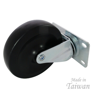 Plaque pivotante TPR pour extérieur, salle de bain, entrepôt, atelier, acier, 4 pouces, roulette industrielle moderne - Product Image 4