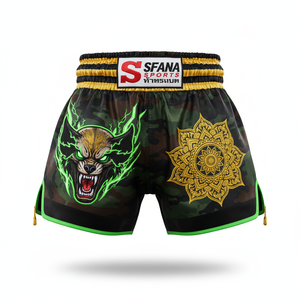 Pantalones Cortos de Muay Thai y Kickboxing para Hombre SFANA SPORTS con Logotipo Personalizado, Duraderos, de Secado Rápido, Tela de 180g, Color Personalizado, Diseño para MMA y Boxeo - Product Image 3