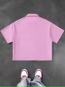 T-shirts pour hommes en toile respirante écologique à manches régulières et col rond vintage personnalisés en gros - Product Image 3