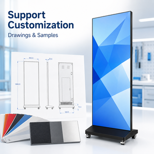 flexible led display panel led light <b>box</b> displayrectangular wooden led display base - Product Image 5