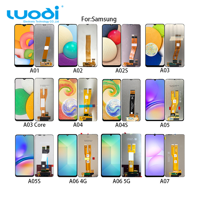 High Quality Mobile Phone LCD Display Touch Screen for Samsung A03 Core A04 A04S A05 A05S A06 4G A06 5G A07 Replacement Factory