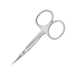 Ciseaux à cuticules pour manucure, polissage miroir, style russe, lame incurvée à pointe pointue, ciseaux en acier inoxydable avec emballage personnalisé - Product Image 2