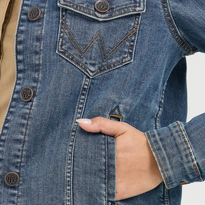 เสื้อแจ็คเก็ตยีนส์ผู้หญิงขายส่ง สไตล์โอเวอร์ไซส์ แฟชั่นฤดูหนาว ผ้าฝ้าย 100% เสื้อโค้ทผ้าฝ้ายทรงหลวม - Product Image 5