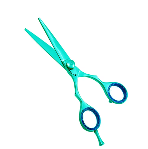 Tijeras de corte de pelo de calidad superior Color personalizado con Cuchillas de acero afiladas Tijeras de peluquería con reposapiés ajustable - Product Image 2