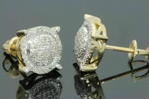 Pendientes de Moissanita con Corte de 2 Quilates para Mujer, Plata de Ley 925, Chapado en Oro Rosa, Regalo de Boda, Aniversario - Product Image 4