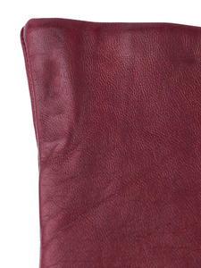 ถุงมือยาวสีแดงลายทาง oM/odm ถุงมือหนังแกะสีแดงสำหรับผู้ชายและผู้หญิงหนังแท้ใช้งานกลางแจ้ง - Product Image 6