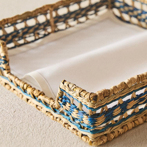 Servilletero de Ratán Tejido a Mano, Servilletero de Mimbre Rústico y Ecológico para Decoración de Mesa de Comedor para Bodas y Fiestas - Product Image 3