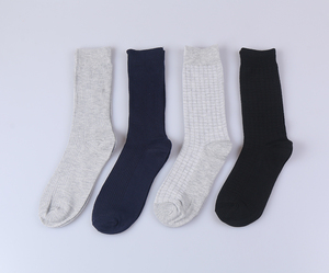 Chaussettes à côtes hautes, chaussettes de cérémonie, double aiguille, hyperextensibles, en coton, chaussettes habillées personnalisées, logo personnalisé, quantité en gros - Product Image 5