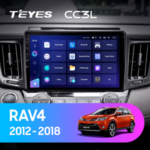 TEYES CC3L WIFI para Toyota RAV4 2012 - 2018 Radio de coche reproductor de vídeo Multimedia navegación estéreo GPS Android No 2DIN 2 Din DVD - Product Image 2