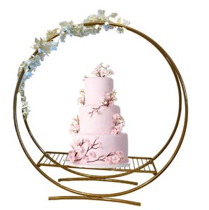 2023 support de gâteau de mariage affichage de Dessert en métal pour la maison hôtel fête d'anniversaire événements décor de mariage décorations de fête d'anniversaire - Product Image 2