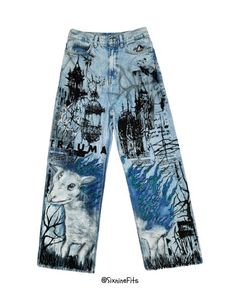 Nouveau style de pantalons jeans de qualité personnalisés étiquette en denim moyen droit en coton jeans pour hommes de haute rue en détresse - Product Image 1