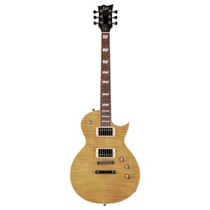 Guitare électrique professionnelle EC Series Vintage Ec 256Vn avec dos et côtés en érable naturel et micros humbucker - Product Image 1