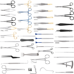 Professional <b>Plastic</b> Surgery Basic Set of 43 Pcs Stainless Steel <b>General</b> Surgery Vinyard Facelift Instrument Kit - Product Image 5