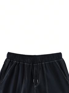 กางเกงคาร์โก้สำหรับผู้ชายผ้าพิมพ์ลายโลโก้ตามสั่ง - Product Image 5