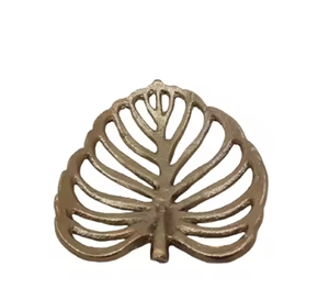 Vaisselle de service décorative en métal feuille d'érable de qualité supérieure Design attrayant Plats et assiettes de table de haute qualité - Product Image 3