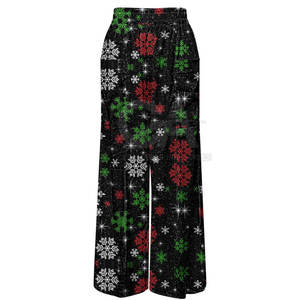 Pantalones Navideños de Diseño Único para Mujer, Talla Grande, Secado Rápido, Pantalones Navideños al por Mayor, Pantalones de Año Nuevo para Mujer - Product Image 3