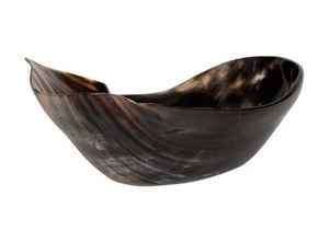 Cuencos de cuerno de búfalo pulidos hechos a mano, vajilla náutica inspirada en la naturaleza única, decoración ecológica para el hogar y el restaurante, OEM Premier - Product Image 2