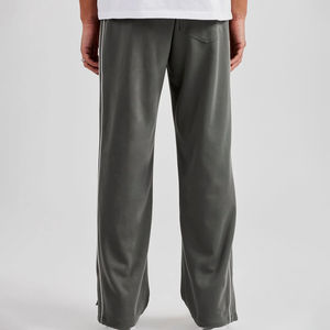 Pantalons de survêtement en molleton 100% coton à la mode, logo imprimé sur écran personnalisé, coupe évasée, lavage délavé, surdimensionné, style boxy, pour hommes - Product Image 3