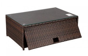Juego de muebles modernos para patio de exterior de 4 piezas, sofá de mimbre con logotipo personalizado, sillas de mesa para comedor, patio o uso en el parque - Product Image 4