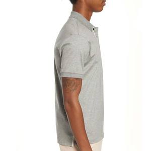 Polo informal de material de algodón liso para hombre, camisa Polo de color de alta calidad, superventas para hombre, Polo de algodón 2025 100% - Product Image 3