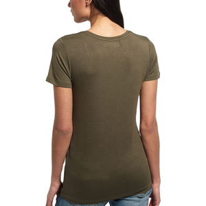 Diseño de logotipo personalizado Fabricación OEM Camiseta de alta calidad para mujer Camiseta personalizada para mujer a la venta a bajo precio Transpirable - Product Image 5