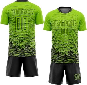 Camiseta de uniforme de fútbol de sublimación azul blanco-negro Pantera personalizada completa uniforme de fútbol y camisetas de fútbol - Product Image 1