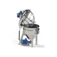 Machine à fabriquer de la mayonnaise en acier inoxydable, moteur à induction AC, mélangeur émulsifiant automatique, capacité de 100 kg/h, économie d'énergie, vertical
