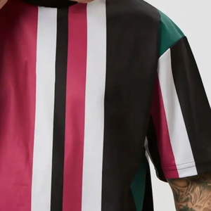 Vêtements décontractés de coupe régulière et vêtements de gymnastique T-shirt pour hommes Impression personnalisée 100% coton doux Tissu en polyester T-shirt à manches courtes pour hommes - Product Image 4