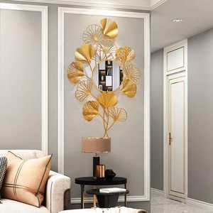 High On Trend Latest <b>Wall</b> <b>Mirror</b> In Metal For Home Livingroom Hotel Hallway Decorative Use <b>Wall</b> <b>Hanging</b> <b>Mirror</b> - Product Image 3