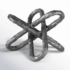 Escultura de latón en forma de círculo, decoración de Arte Moderno, adorno de Metal hecho a mano para mesa, sala de estar, dormitorio, decoración de oficina - Product Image 3