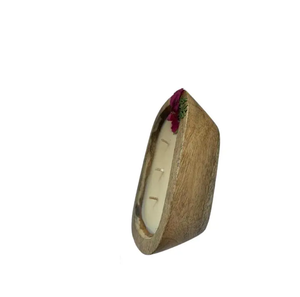 ชามแป้งไม้ทรงกลมสำหรับทำเทียนชามแป้งขนาดใหญ่สำหรับทำเทียน - Product Image 5