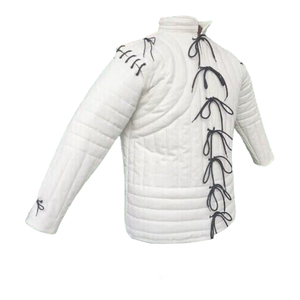 Robe Gambeson en Coton Fait Main Moderne avec Motif Uni Inspiré du Moyen Âge Art Cousu & Objet de Collection d'Europe - Product Image 4