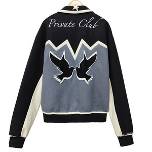 เสื้อแจ็กเก็ตบอมเบอร์เสื้อแจ็กเก็ตเบสบอลเลตเทอร์แมนจากมหาวิทยาลัยเสื้อแจ็กเก็ตบอมเบอร์ปักลาย - Product Image 5