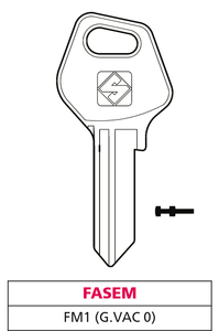 Llave de latón Fm1 (g. Vac 0) Fasem - Product Image 1