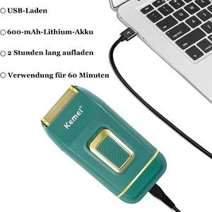 Rasoir électrique professionnel pour hommes avec double grille et double lame, tondeuse à cheveux pour hommes chauves, fournitures de barbier - Product Image 4