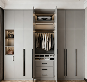 Set Completo di Mobili per Camera da Letto <span class=keywords><strong>con</strong></span> <span class=keywords><strong>Armadio</strong></span> a Porte <span class=keywords><strong>Scorrevoli</strong></span> <span class=keywords><strong>con</strong></span> <span class=keywords><strong>Specchio</strong></span> e Comodini Coordinati - Product Image 2