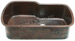 Gota de latón rectangular hecha a mano en el uso del baño del hotel Fregadero para el lavabo del recipiente del baño Fregaderos - Product Image 3