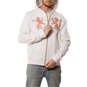 Sweat-shirt à capuche décontracté pour homme, grande taille, fermeture éclair complète, cordon de serrage, couleur de Collision, manches longues, confortable, tunique - Product Image 1