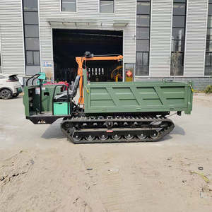 Minidumper de orugas de 3 toneladas de alta calidad con certificación CE para agricultura y jardinería, con grúa, motor, bomba y rodamientos - Product Image 1