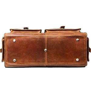 Sac de voyage en cuir imperméable de style nouveau, couleur unique, sac à dos de sport de plein air, sac de voyage en cuir tendance à vendre - Product Image 3