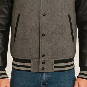 Vestes universitaires pour homme à prix d'usine, en toile, col en V, veste de haute qualité pour homme, service OEM, vestes universitaires - Product Image 4