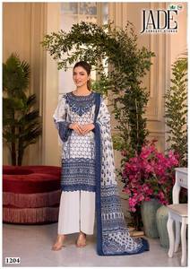 ¡Material de vestido de algodón de césped de lujo pesado para Salwar Kameez colección al por mayor para ropa casual disponible a excelentes precios! - Product Image 5