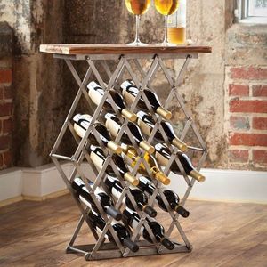 Nouveau look Porte-bouteille de vin en métal design fantaisie Porte-vin Stands plusieurs porte-bouteilles de vin au coût le plus bas - Product Image 2