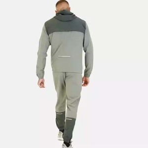 Ensemble de survêtement 2 pièces de haute qualité pour hommes veste à capuche zippée à manches longues ensembles de pantalons de survêtement décontracté Jogging tenue d'entraînement d'hiver - Product Image 6