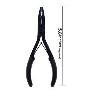 Professional Micro <b>Rings</b> Nano Beads Hair Extension Tool Kit Stainless Steel Multifunction Pliers Hook Durable Reusable Custom - Product Image 1
