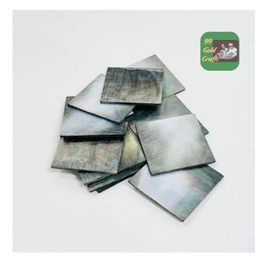 Lámina de Nácar Blanco Natural de Alta Calidad, Doble Cara Plana, para Incrustaciones de Joyería y Diseño Decorativo - Product Image 3