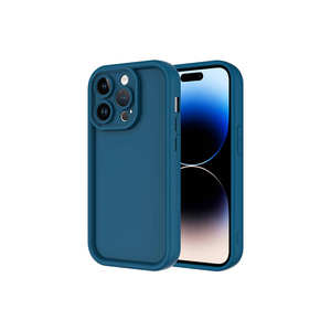 Coque en silicone Netzy SAFA série Ananas pour iPhone 14 Pro 11 Pro 7 Plus - Vert foncé - Protection de l'appareil photo - Product Image 1