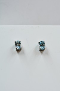 925 Sterling Silver Natural <b>Blue</b> <b>Topaz</b> Handmade Cute Drop <b>Earrings</b> Fashion Jewelry for Girls Wedding and Party Gift Idea - Product Image 2